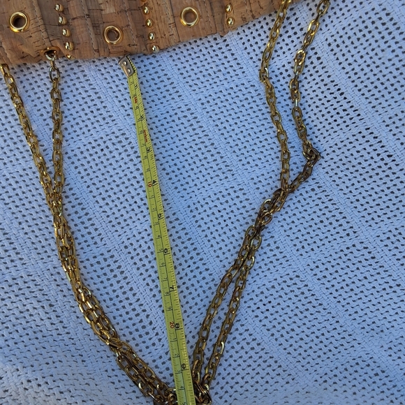 Natural Cork Marmi 80s shoulder flap bag - Picture 8 of 9